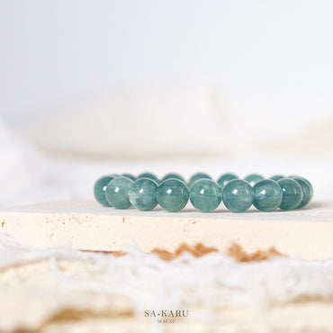 Ice green blue crystal bracelet