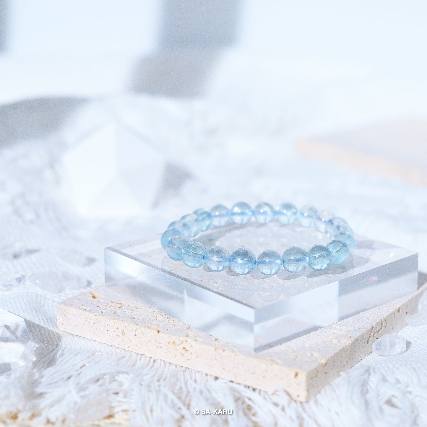 Ice Aquamarine Bracelet