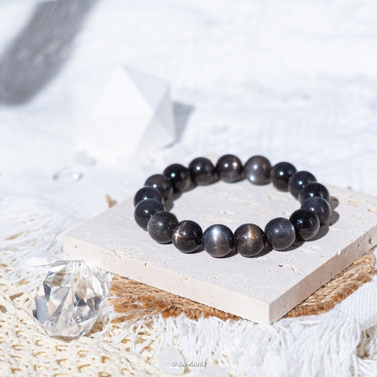 Black Venus Sunstone Bracelet