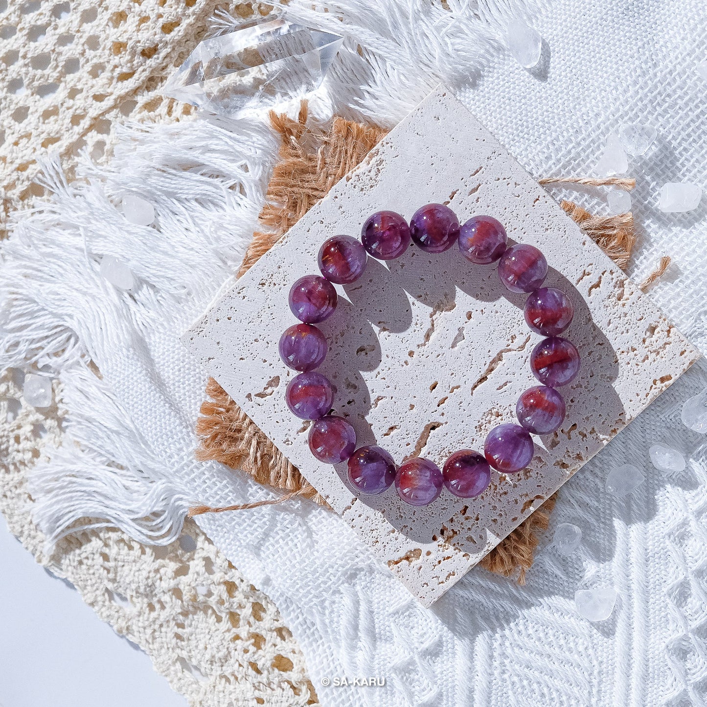 Fuchsia Titanium Aurora 23 Bracelet