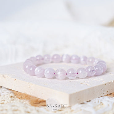 Rock sugar kunzite bracelet