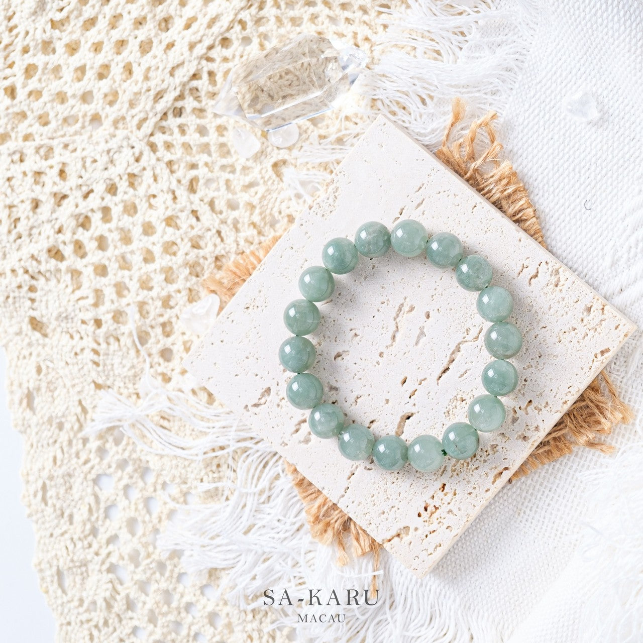 "Matcha Milk" Green Ghost Bracelet