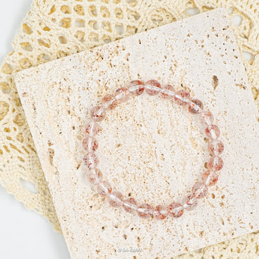 Golden Strawberry Super Seven Bracelet|Super Seven