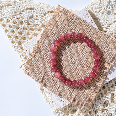 Sands Starlight Red Strawberry Crystal Bracelet