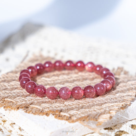 Sands Starlight Red Strawberry Crystal Bracelet