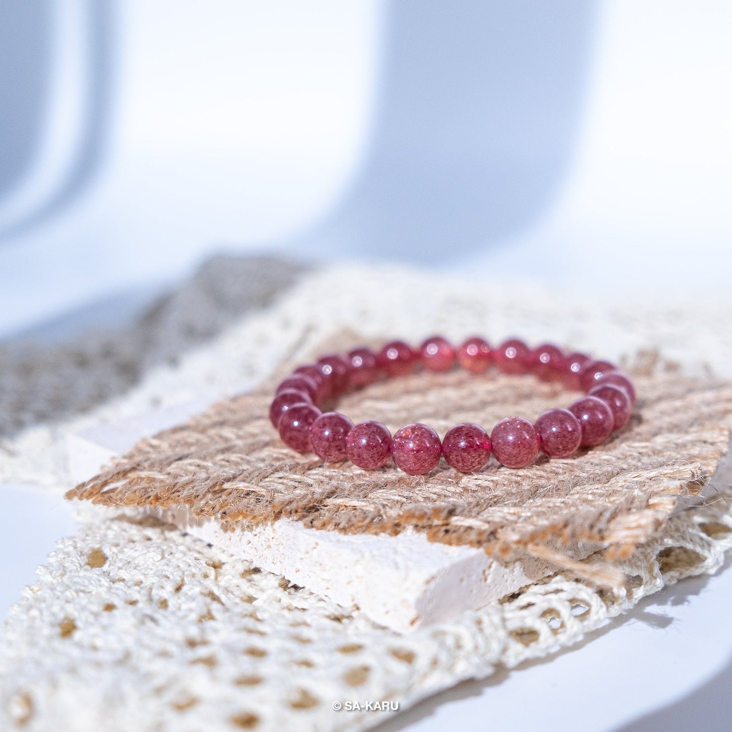 Sands Starlight Red Strawberry Crystal Bracelet