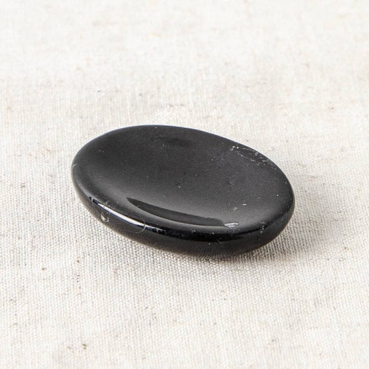 Black Tourmaline Worry Stone