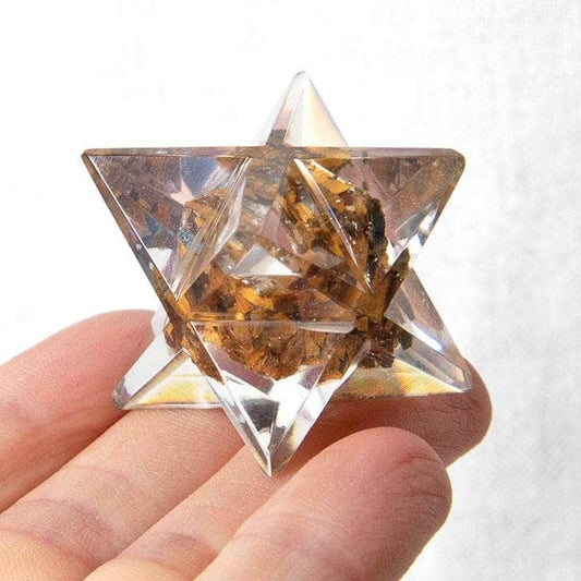 Tiny Gemstone Orgone Merkaba