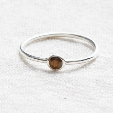 Tiger Eye Silver or Gold Ring