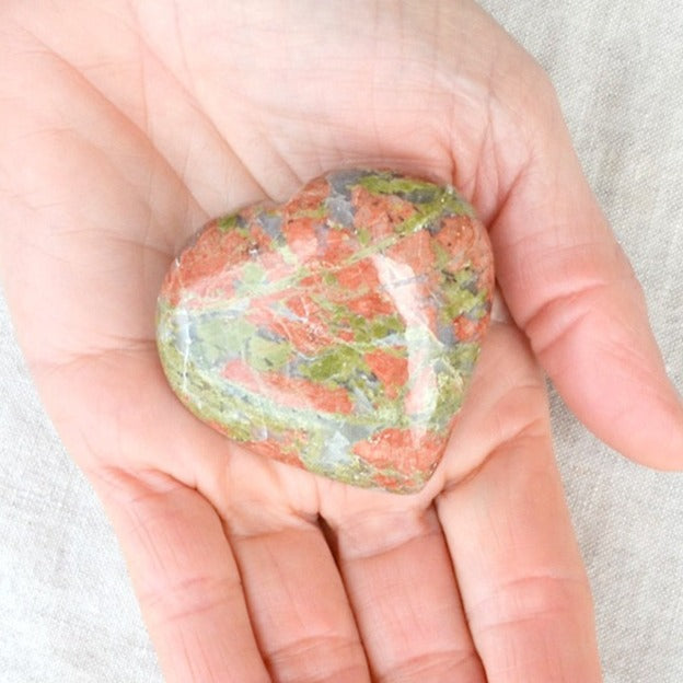 Unakite Heart