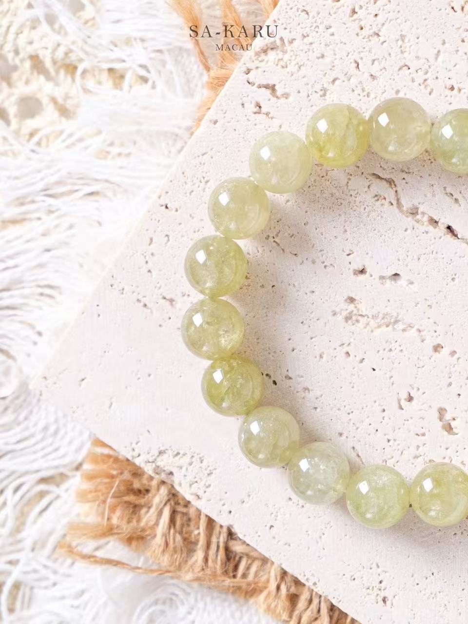 Desert garnet bracelet