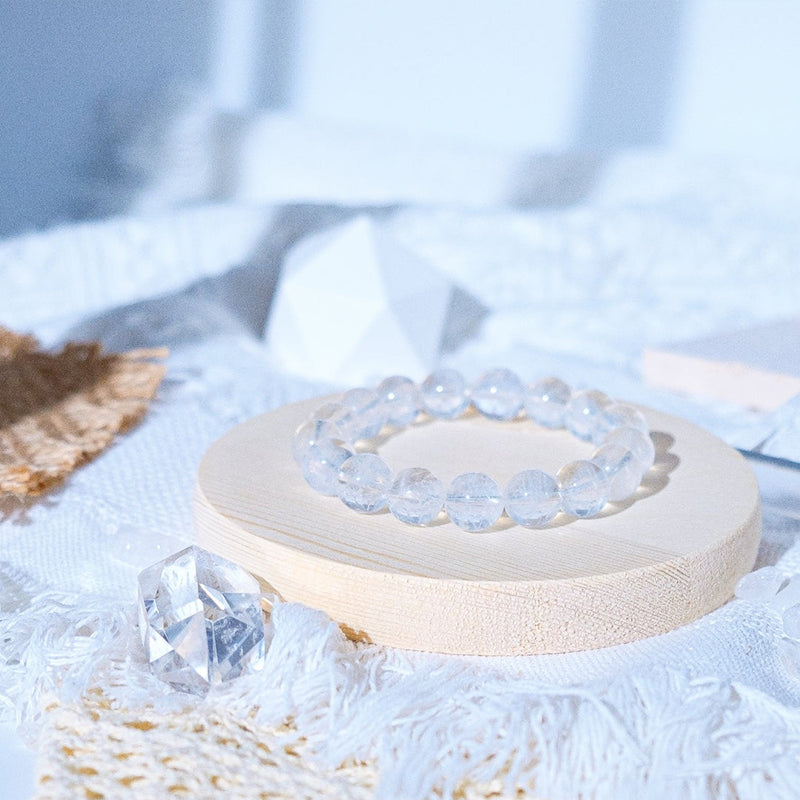 Angel Wings Blue Needle Crystal Bracelet