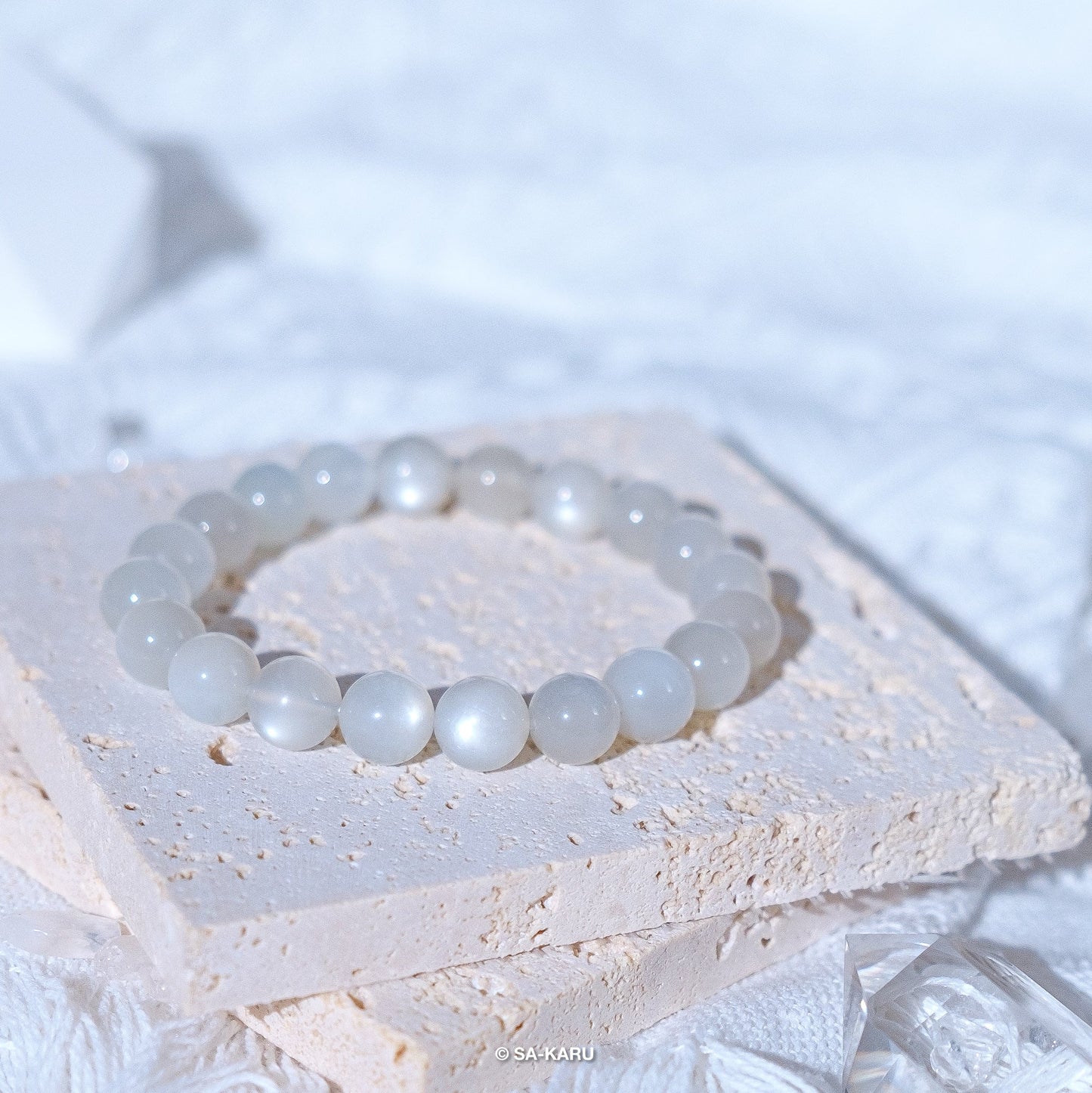 Pearl White Moonstone Bracelet