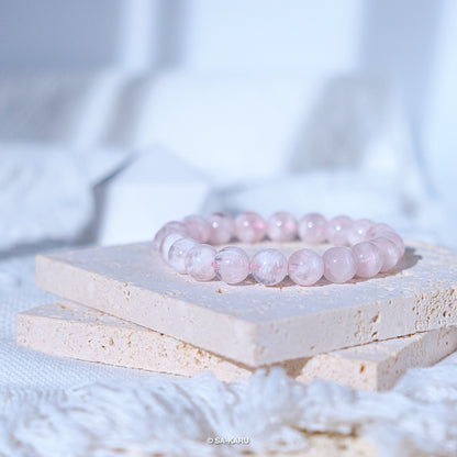 Cherry Blossom Silk Mica Bracelet