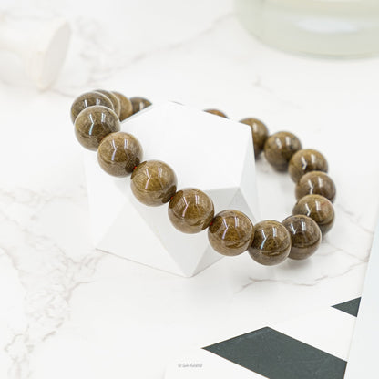 Champagne Devil Hair Crystal Bracelet