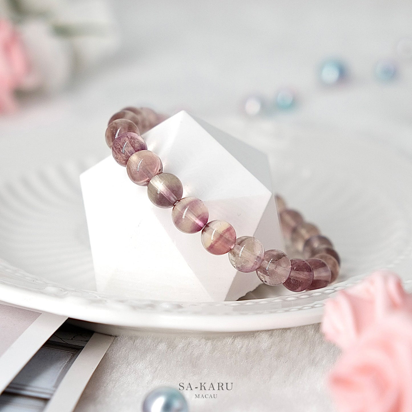 Fantasy Gradient Fluorite Bracelet