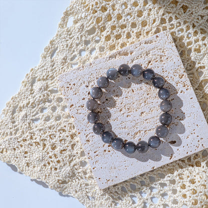 Black Moon Stone Bracelet