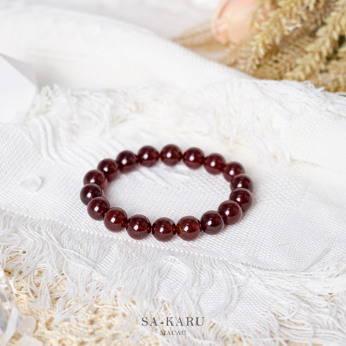 Orange Garnet Bracelet