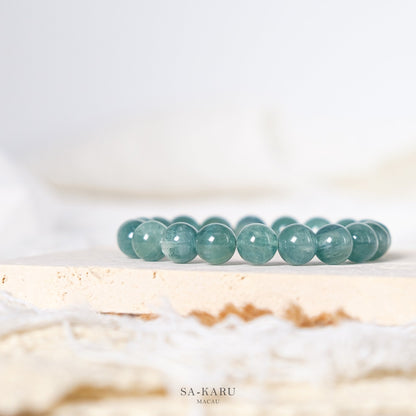 Ice green blue crystal bracelet