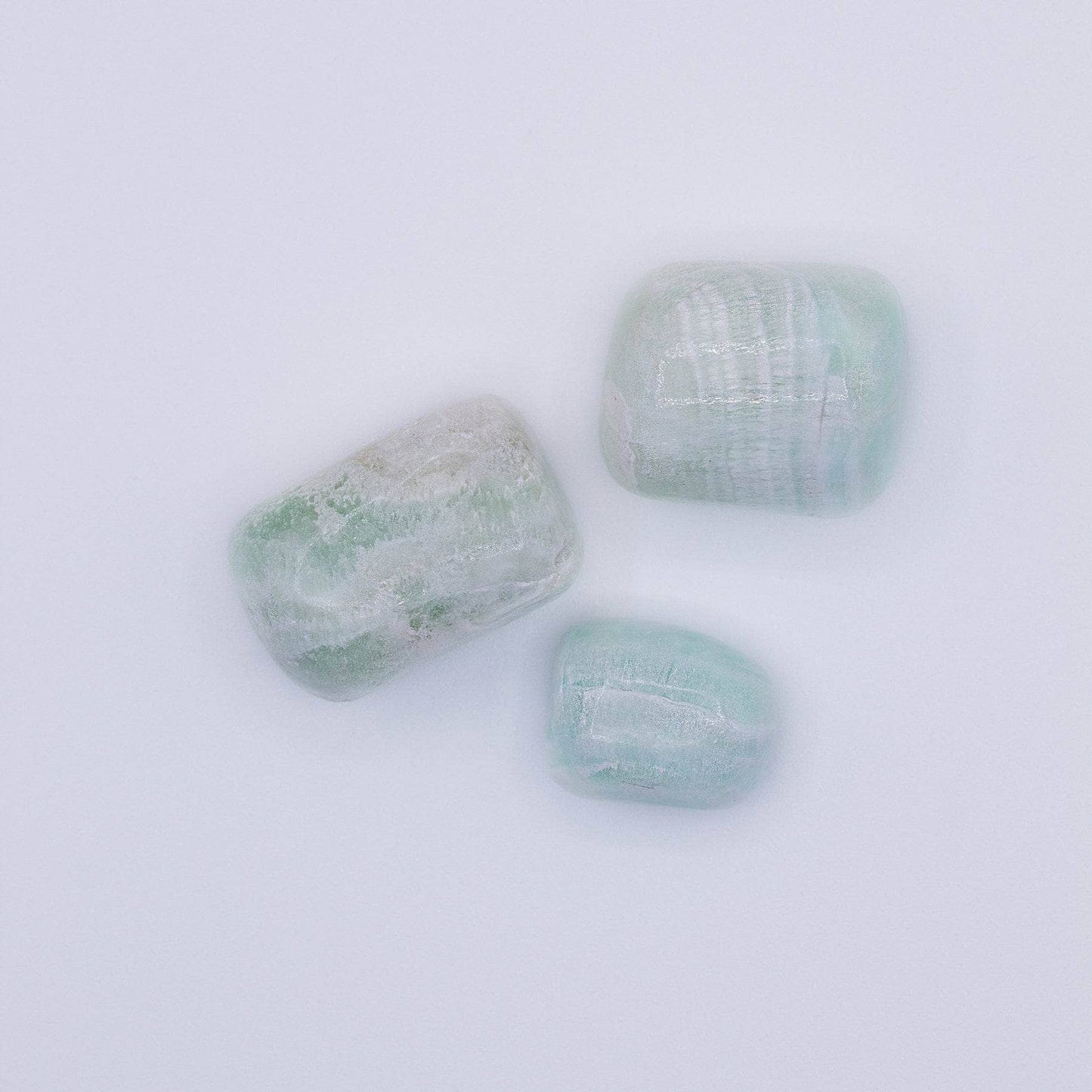 Blue Caribbean Calcite Stone Set - AAA Premium Quality