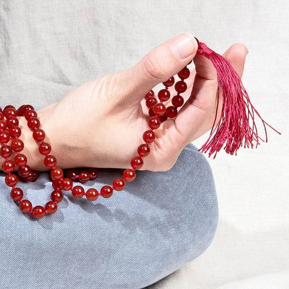 Carnelian Mala - High-Energy Gemstones