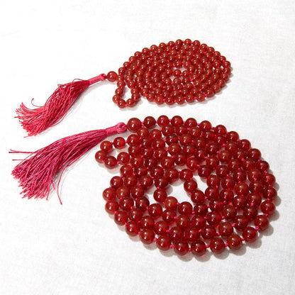 Carnelian Mala - High-Energy Gemstones