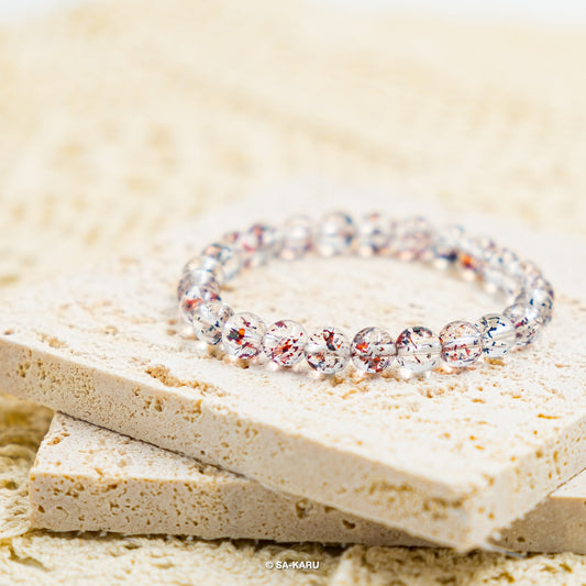 Red Biotite Super Seven Bracelet｜Super Seven
