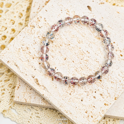 Red Biotite Super Seven Bracelet｜Super Seven