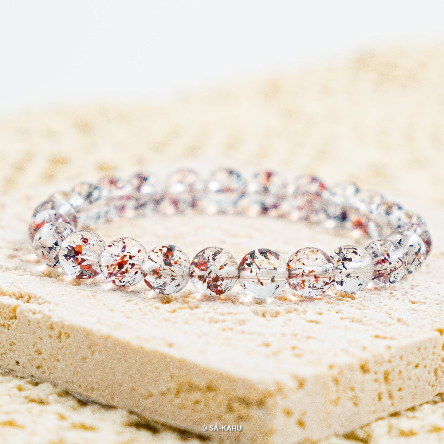 Red Biotite Super Seven Bracelet｜Super Seven