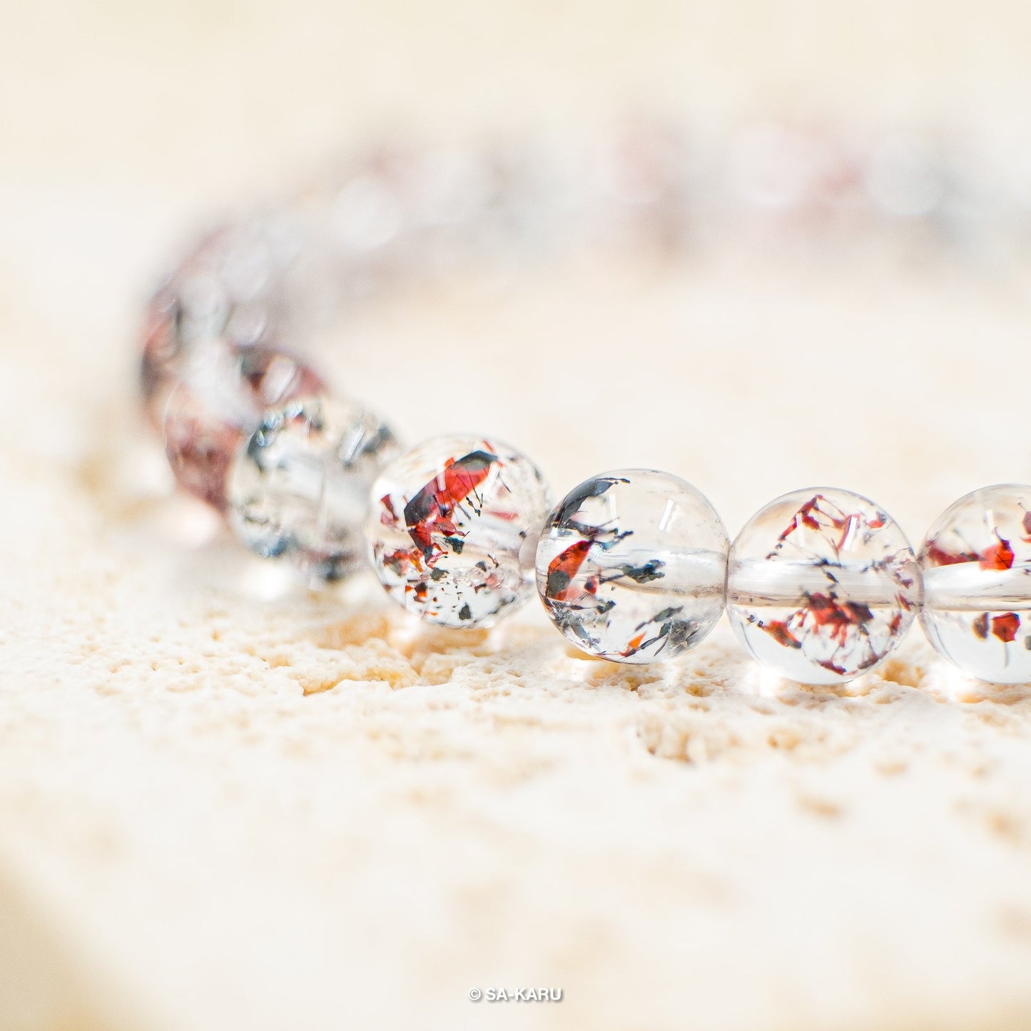 Red Biotite Super Seven Bracelet｜Super Seven