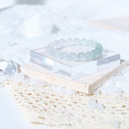 Gradient Brushed Fluorite Bracelet