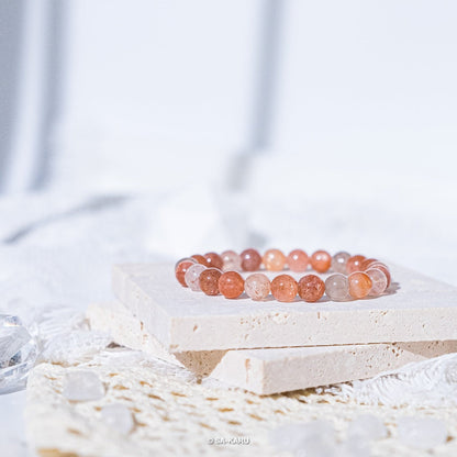 Arusha gold sunstone bracelet