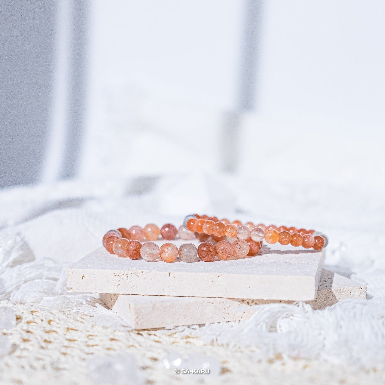 Arusha gold sunstone bracelet