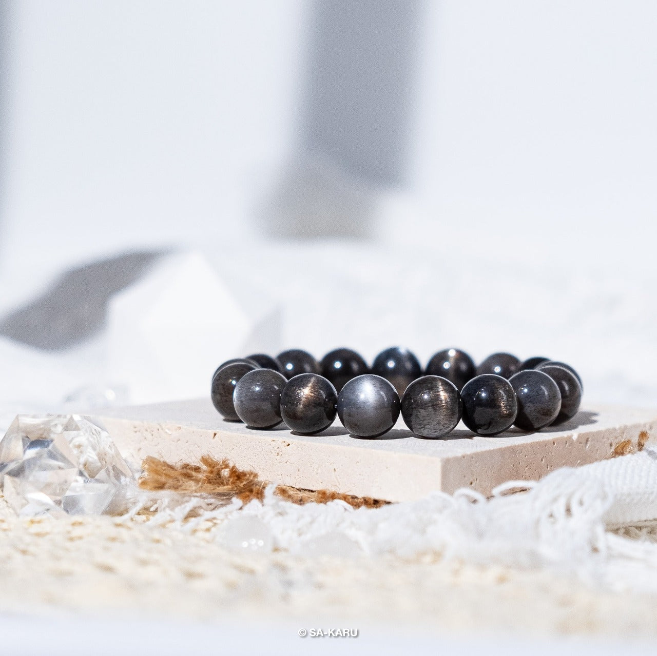 Black Venus Sunstone Bracelet