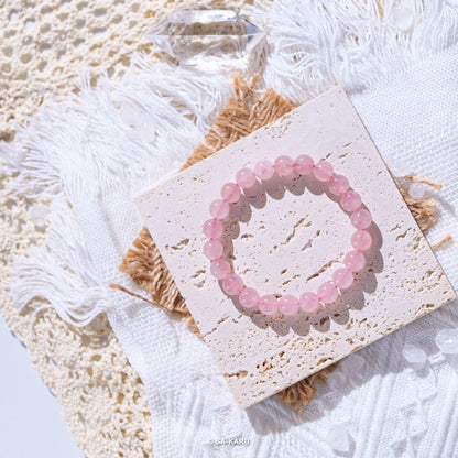 Madagascar Rose Quartz Bracelet