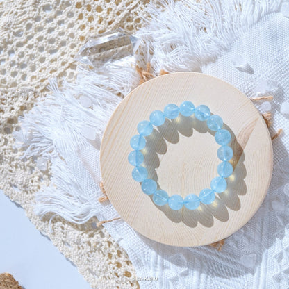 Baby Blue aquamarine bracelet