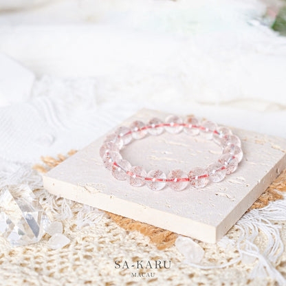 Golden Strawberry Super Seven Bracelet