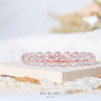 Golden Strawberry Super Seven Bracelet