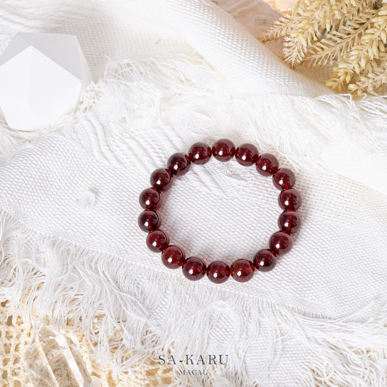 Orange Garnet Bracelet