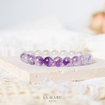 Gradient Purple Super Seven Bracelet
