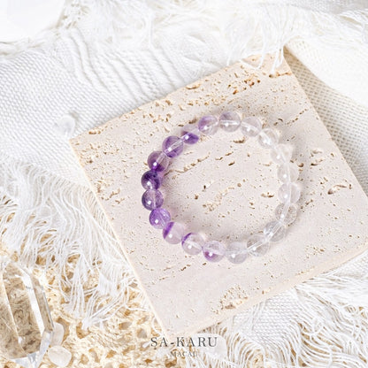 Gradient Purple Super Seven Bracelet