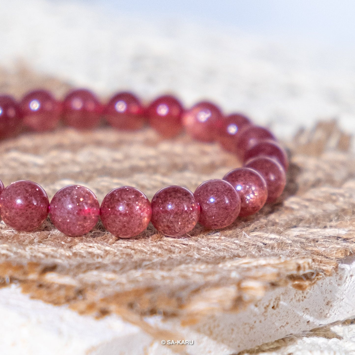 Sands Starlight Red Strawberry Crystal Bracelet