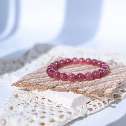 Sands Starlight Red Strawberry Crystal Bracelet
