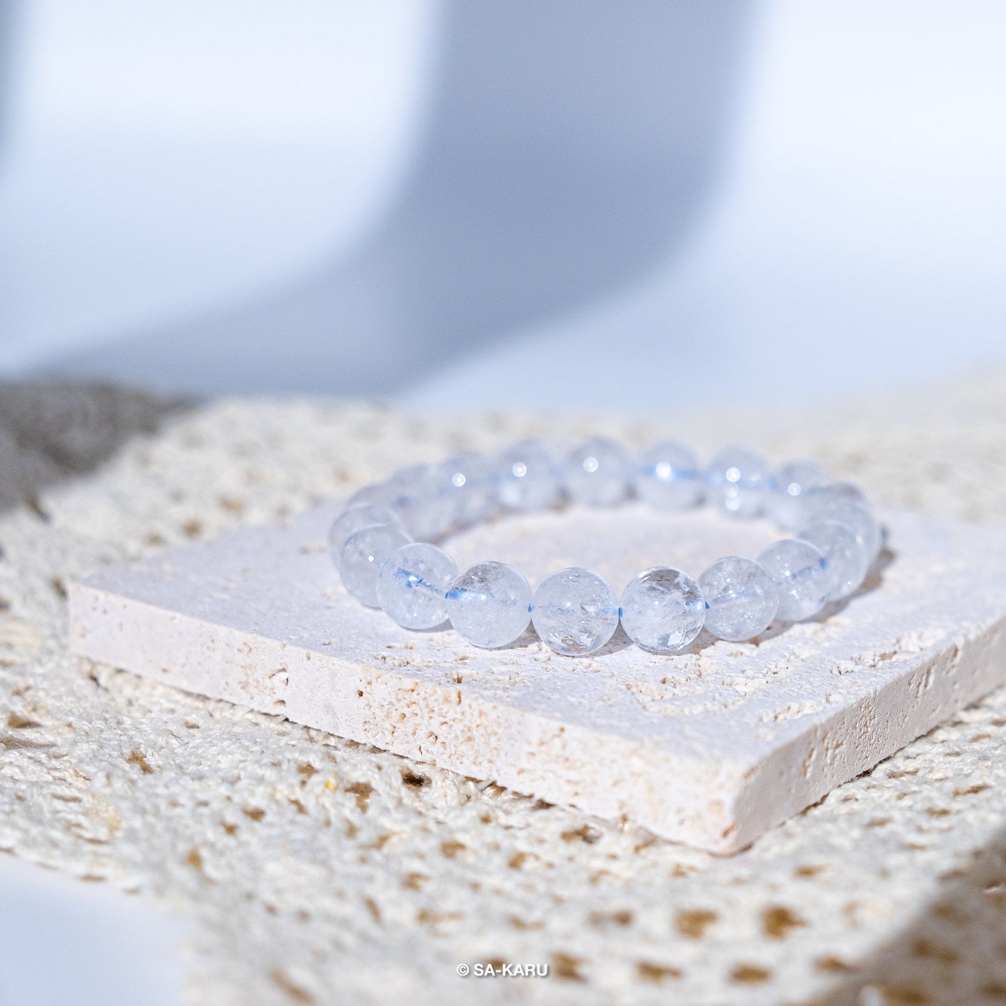 Ice white crystal bracelet