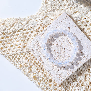 Ice white crystal bracelet