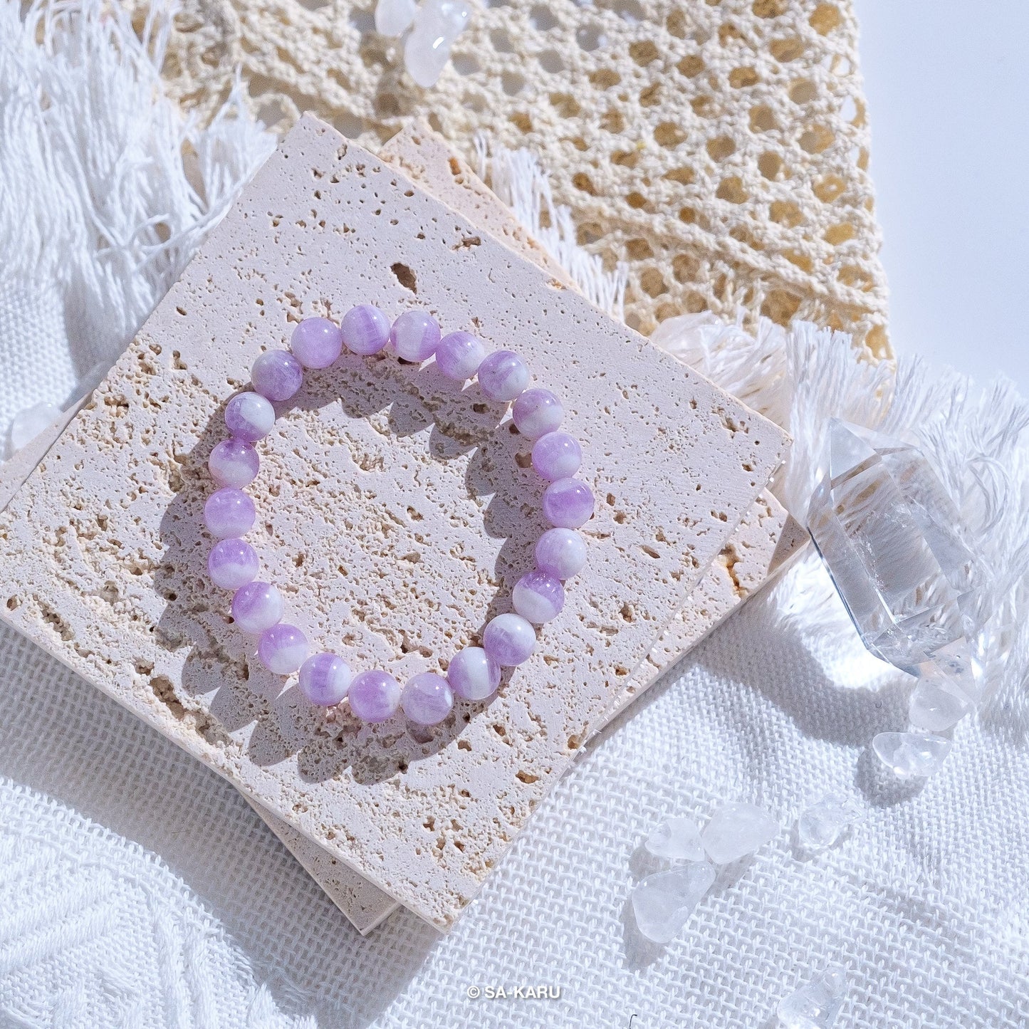 Chevron Amethyst Bracelet