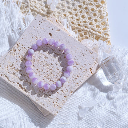 Chevron Amethyst Bracelet