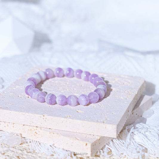 Chevron Amethyst Bracelet