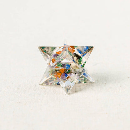 Tiny Gemstone Orgone Merkaba