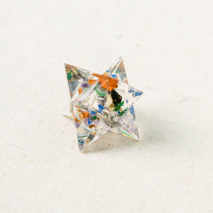 Tiny Gemstone Orgone Merkaba
